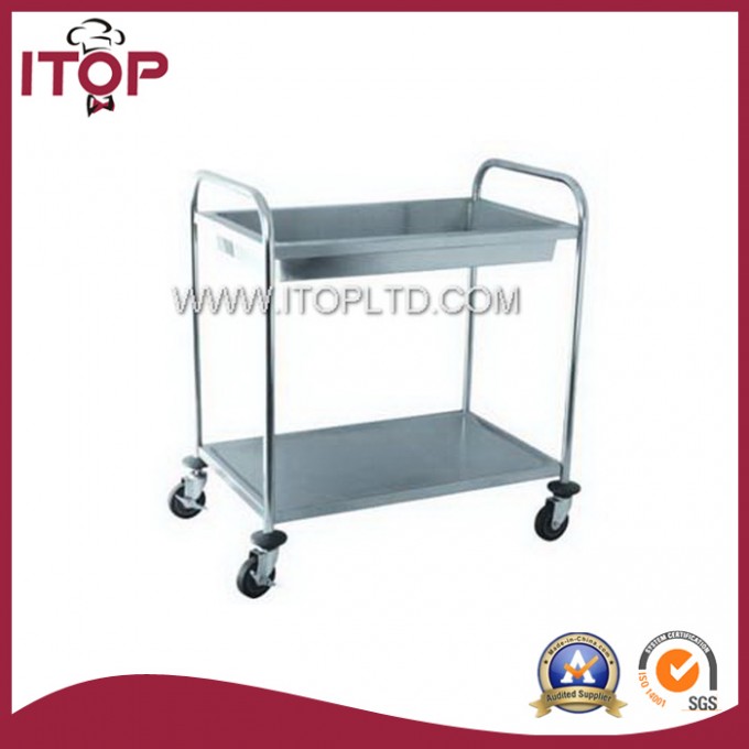 Two-Layer Dish and Bowl Cart Trolley (A1036/A1037/A1038) Image1