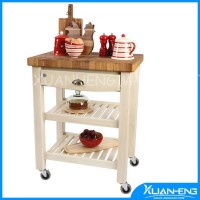 New Brand Bamboo Kyoto Kitchen Trolley Good Quality Multi Funtion