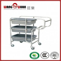 Waste Tray Trolley with Three Box