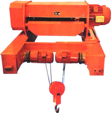 Double Rail Wirerope Electric Hoist Trolley 3~32t Image1