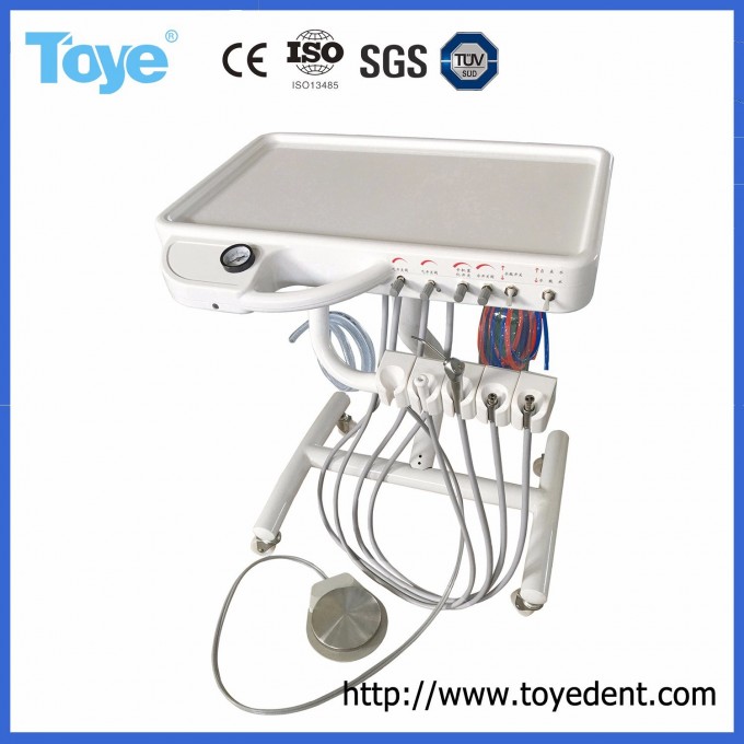 Economical Medical Supply Dental Chair Trolley with Suction, Dental Portable Unit Image1