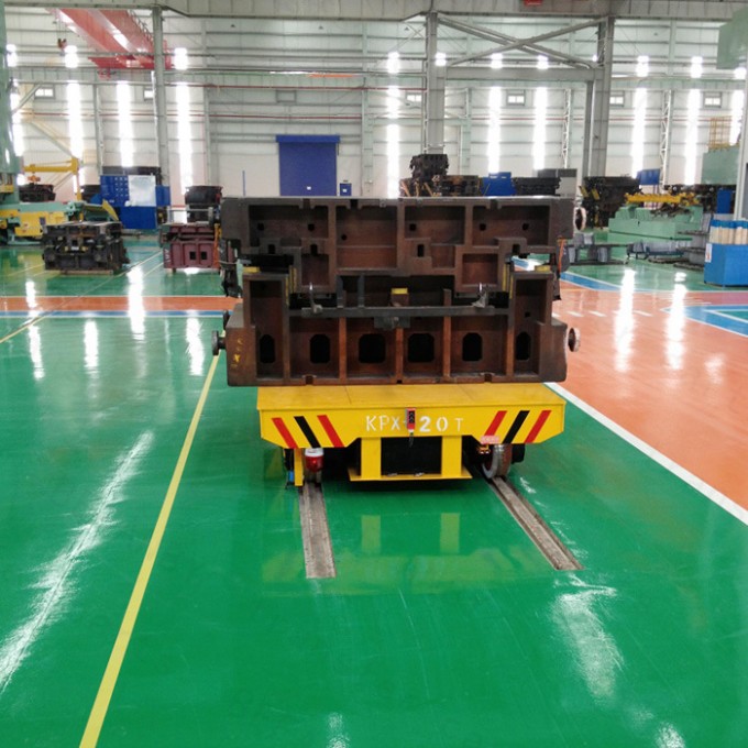Anti-Explosion Rail Trolley Powered by Battery for Spray Room Image1