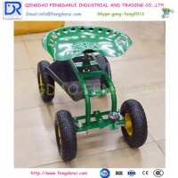 Garden Seat Cart for Sitting with Pneumatic Wheel (TC4501)