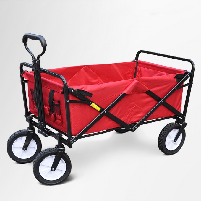 Heavy Duty Folding Tool Garden Cart Image1
