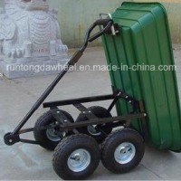 Tc4701 Four Big Wheel Garden Tipping Cart