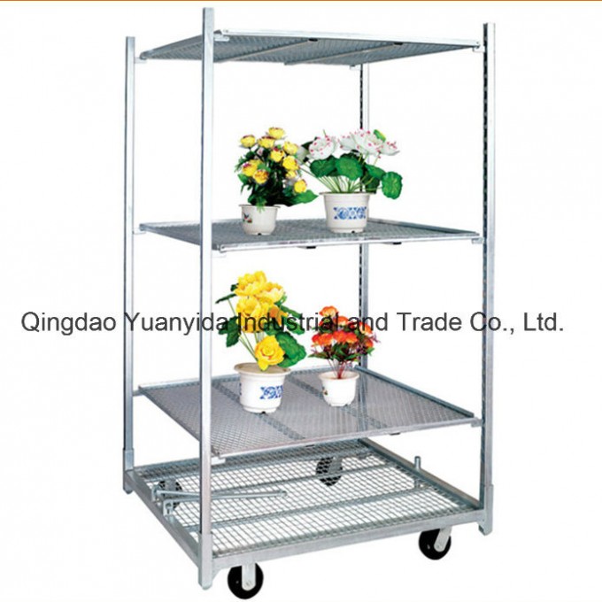 Nestable Hot Galvanized Garden Flower Cart Image1