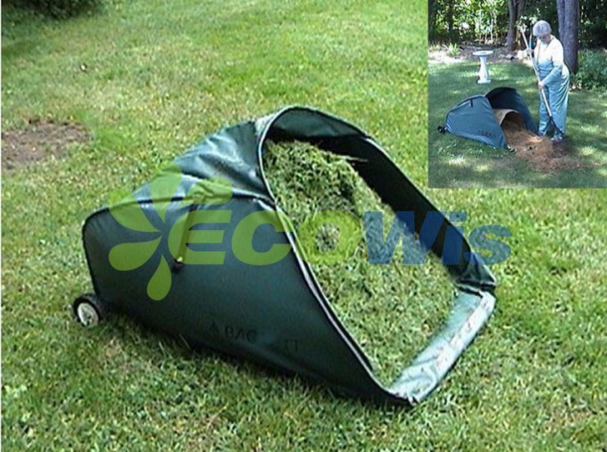 Folding Garden Leaf Bag Cart (HT5433) Image1