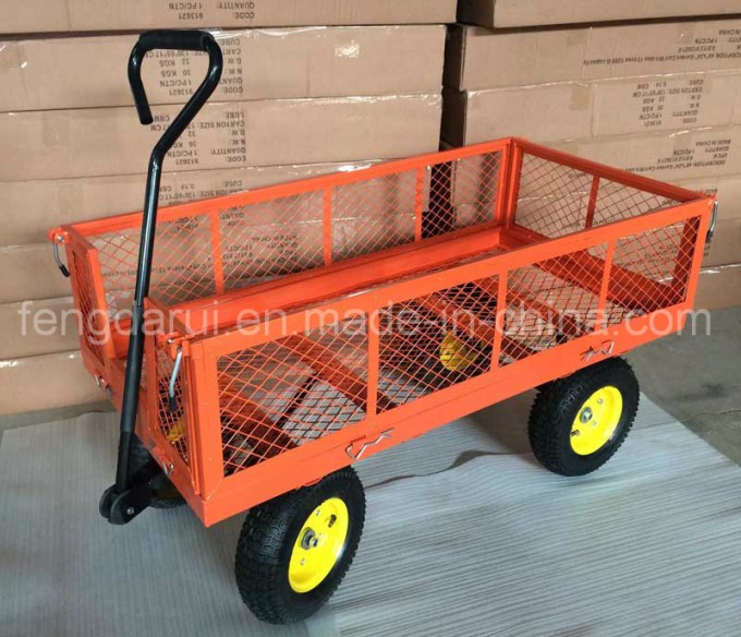 Heavy Duty Steel Mesh Garden Cart (Tc4205B) Image1