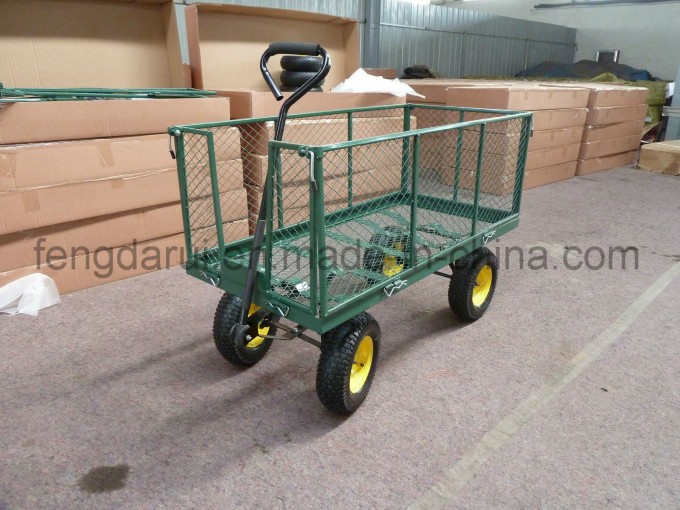Heavy Duty Steel Mesh Garden Cart (Tc4205H) Image1