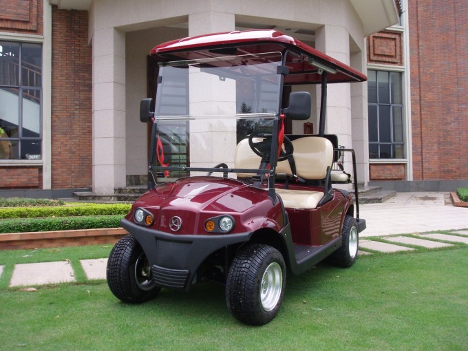 High Quality Rd Double Swing Arm Independent Suspension 2+2 Seater Electric Golf Cart Image1