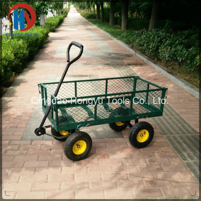 Tc1840A 300kgs Capacity Mesh Garden Tool Cart Image1