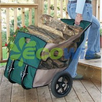 Folding Lawn Garden Yard Rolling Cart Utility (HT5432)