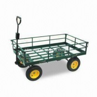 Pb-Free/UV-Resistant Powder Coating, Made of Steel Garden Cart (TC4205D)