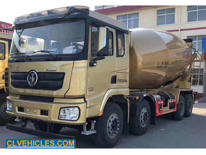 Shacman X3000 Series 14-16cbm Golden Concrete Mixer Truck Image1