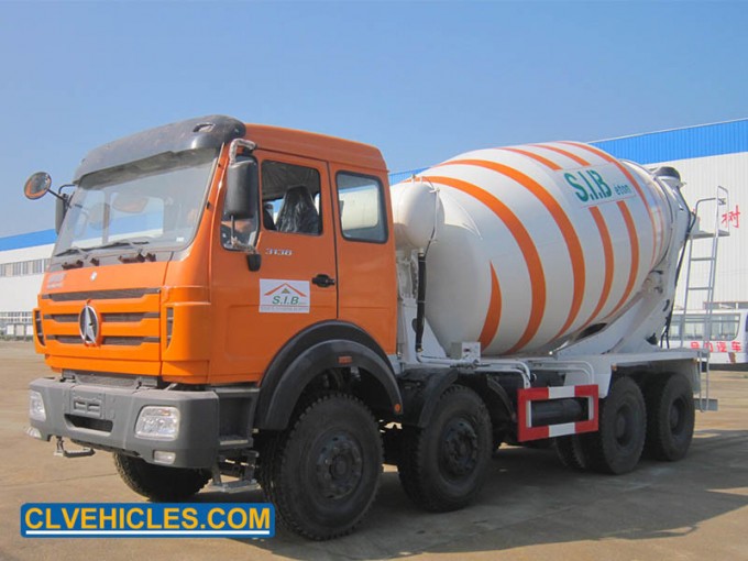 Beiben 14 Cbm Heavy Duty Concrete Mixer Cement Mixer Truck Image1