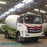 Foton Auman 12cbm 6*4 Cement Mixer Concrete Transport Truck