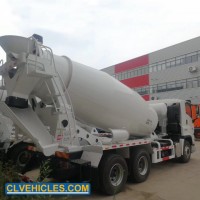 Isuzu 6*4 Self Loading Concrete Mixer Truck Cement Construction Truck
