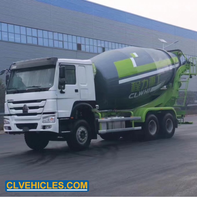 OEM HOWO 12 Wheels 18cbm M3 Cement Concrete Mixer Truck Image1