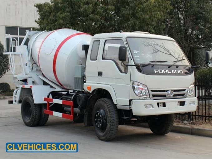 Foton 3 Cbm Construction Machinery Drum Concrete Mixer Truck Image1