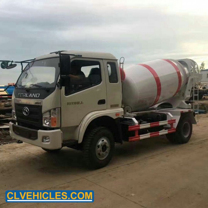5cbm Forland 110HP Cement Mixer Truck Concrete Mixer Truck Image1