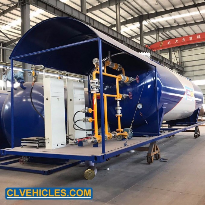 40m3 LPG Skid Station 40, 000liter LPG Filling Station 40cbm LPG Gas Tank Station Image1