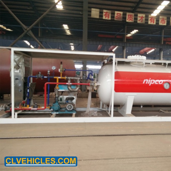 LPG Skid System 10000 Litres LPG Filling Plant Cook LPG Gas Mobile Filling Plant Image1