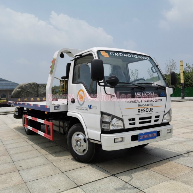 Isuzu 4ton Rescue Vehicle Wrecker Truck Flatbed Tow Truck Image1