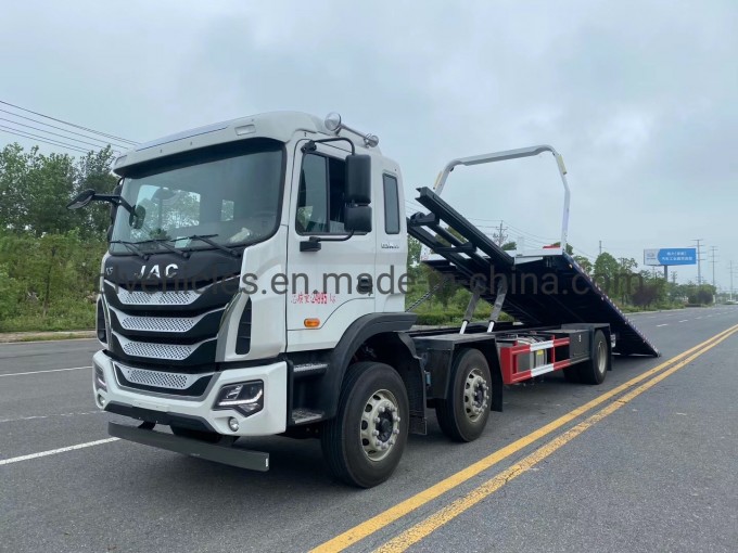 10t Flatbed Wrecker Hydraulic Foldable Rescue Tow Truck Image1