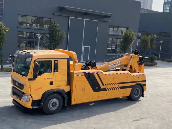 HOWO 2axles 16t Integrated Tow Truck Image1