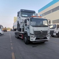 Foton 10t Long Flatbed Wrecker with Foldable Bed Rollback Tow Truck
