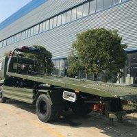 Manufacturer 6t Flatbed Wrecker Rescue Tow Truck