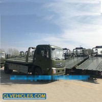 Clw 6t 6000kg Flatbed Wrecker Tow Truck for Military Use