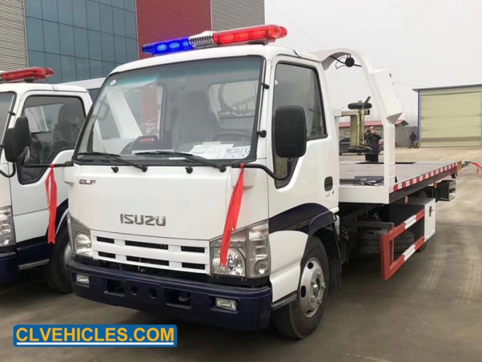 Isuzu 100p Light Duty 3ton Flatbed Wrecker Tow Truck Image1