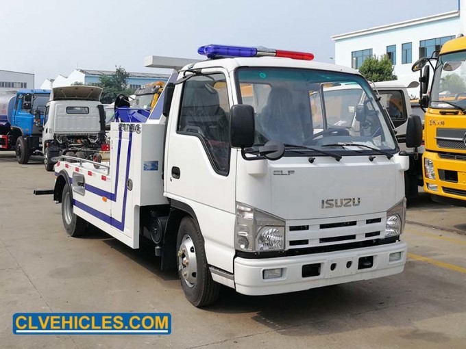 Isuzu Wrecker Towing Truck Mounted Wrecker 3tons Tow Truck for Sale Image1