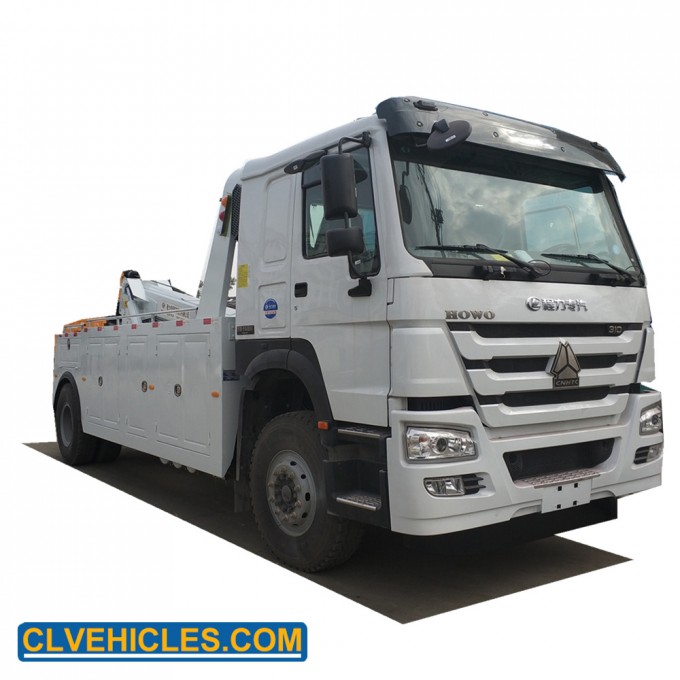 HOWO 4X2 12tons Road Recovery Truck Towing Wrecker Truck for Sale Image1
