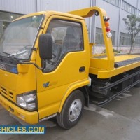 Isuzu 600p 4X2 5tons Platform Wrecker Truck Towing Truck for Road Recsue