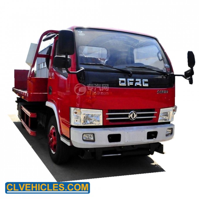 Cheaper Dongfeng 4X2 4tons Road Wrecker Truck Rescue Recovery Truck for Sale Image1