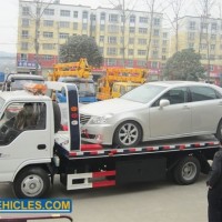 Isuzu 4X2 600p 5tons Road Wrecker Truck Flatbed Towing Truck Recovery Truck Factory Directly Sale