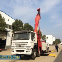 HOWO 4 Axles Heavy Duty 50t Tow Wrecker Truck