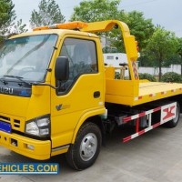 Isuzu 600p 4X2 Road Wrecker Truck Platform Wrecker Truck for Sale