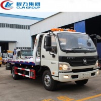 Isuzu Foton 4X2 5ton Deck Rollback Wrecker Truck Used Tow Truck
