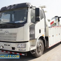 FAW 6 Wheelers Wrecker Towing 15tons FAW Wrecker Tow Truck for Sale