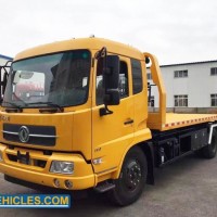 DFAC Kingrun Rhd LHD 4X2 Wrecker Flatbed Tow Truck