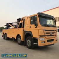 HOWO Heavy Duty 50 Ton Recovery Truck Rotary Tow Truck