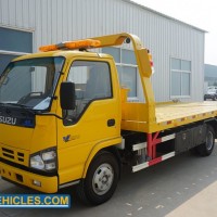Isuzu 4X2 Wrecker Tow Truck Flatbed Wrecker Truck for Sale