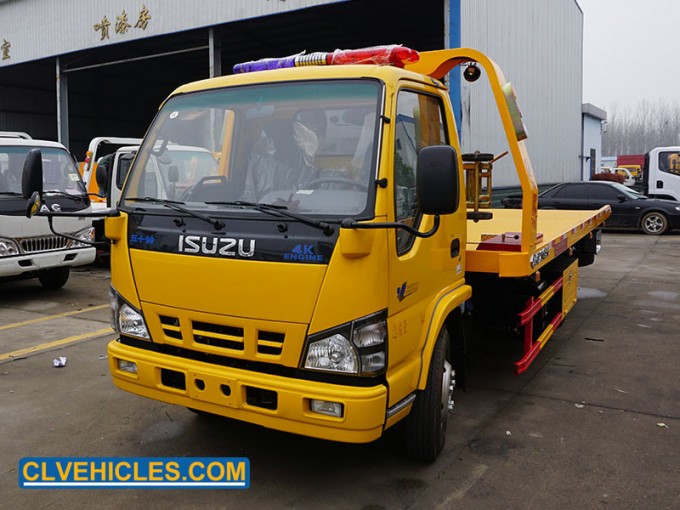 ISUZU towing custom tow truck flatbed tow truck 3-5T Image1