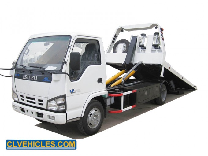 Isuzu 4 Ton Wrecker Towing Flatbed Type Tow Truck Image1