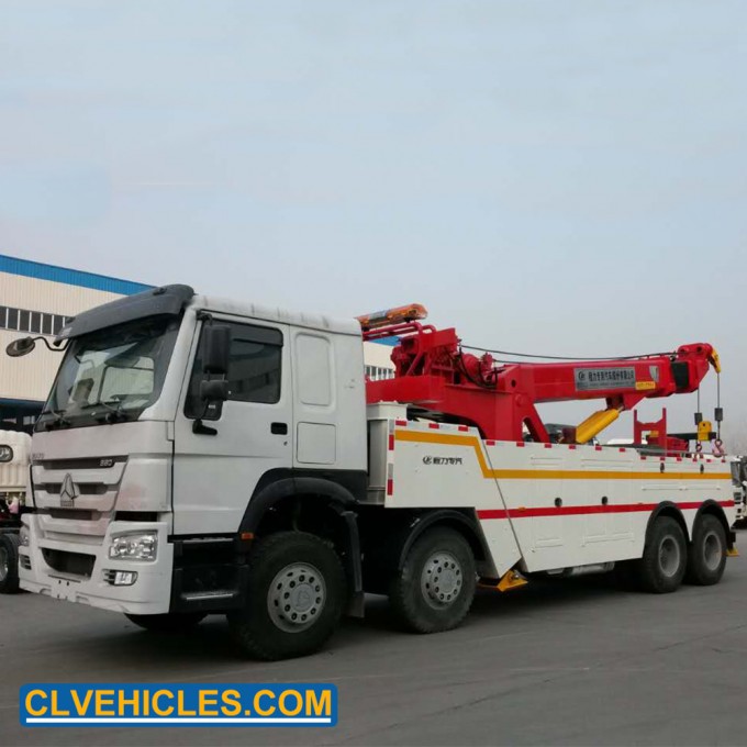 HOWO 370HP 30 Ton Ratotor Wrecker Tow Truck Image1