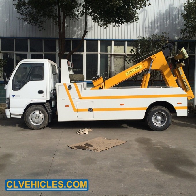 ISUZU 600p 120Hp 4*2 3000kg recovery integrated Tow Truck Image1