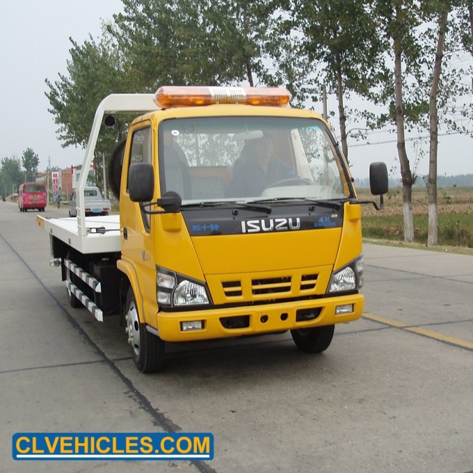 5ton Isuzu 600p 120HP 5ton Rollback Tow Truck Recovery Truck Image1